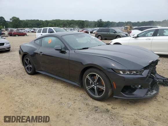 2024 Ford Mustang EcoBoost with VIN 1FA6P8TH3R5114246, listed as a Copart auction lot 60058575 with 12,093 mi miles and Salvage title. Bid and sale history available at DreamBid. Image 4.