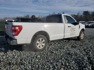 2023 Ford F-150 XL with VIN 1FTMF1CB9PKE06134, listed as a Copart auction lot 43435005 with 51,365 mi miles and Salvage Title. Bid and sale history available at carsss.com. Image 3.