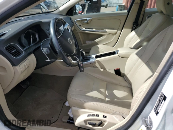 2015 Volvo S60 T5 Premier with VIN YV1612TB7F1309090, listed as a Copart auction lot 48216545 with 160,525 mi miles and Salvage Title. Bid and sale history available at carsss.com. Image 7.
