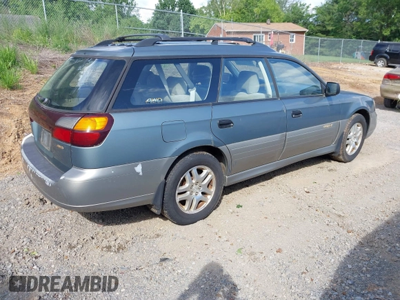 2001 Subaru Legacy Outback with VIN 4S3BH675817663539, listed as a IAAI auction lot 42311358 with 175,577 mi miles and . Bid and sale history available at DreamBid. Image 4.