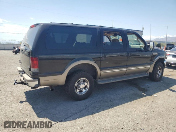 2002 Ford Excursion Limited z VIN 1FMNU43S92EC53835, wystawiony jako Copart lot #60525215 z przebiegiem 207 011 mil mil oraz Szkoda całkowita • Salvage title. Historia ofert i sprzedaży dostępna na DreamBid. Obrazek 3.