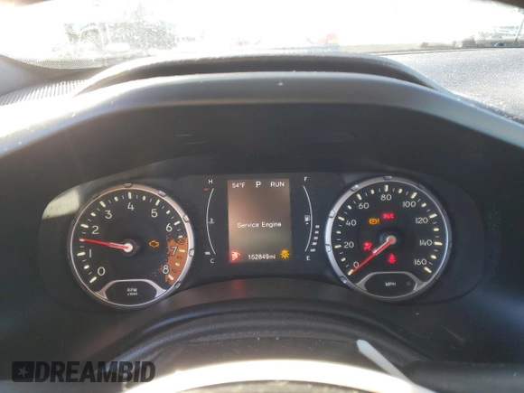 2018 Jeep Renegade Sport with VIN ZACCJAAB7JPG95279, listed as a Copart auction lot 47097815 with 152,849 mi miles and Salvage Title. Bid and sale history available at DreamBid. Image 9.
