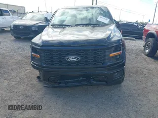2024 Ford F-150 STX with VIN 1FTEW2KP6RKE37898, listed as a IAAI auction lot 41128541 with 3,409 mi miles and . Bid and sale history available at carsss.com. Image 6.