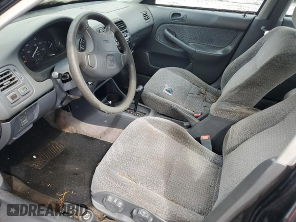 2000 Honda Civic LX z VIN 1HGEJ6670YL054677, wystawiony jako Copart lot #57126335 z przebiegiem 155 471 mil mil oraz Szkoda całkowita • Salvage title. Historia ofert i sprzedaży dostępna na DreamBid. Obrazek 7.