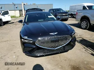 2022 Genesis G70 2.0T z VIN KMTG34TA6NU102387, wystawiony jako Copart lot #57135504 z przebiegiem 15 769 mil mil oraz Szkoda całkowita • Salvage title. Historia ofert i sprzedaży dostępna na DreamBid. Obrazek 10.