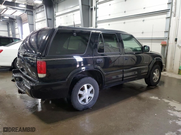 2001 Oldsmobile Bravada with VIN 1GHDT13W912194316, listed as a Copart auction lot 49438485 with 124,380 mi miles and Salvage Title. Bid and sale history available at carsss.com. Image 3.