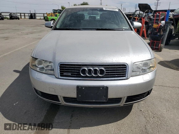2005 Audi A4 1.8T SE with VIN WAULC68E95A021502, listed as a Copart auction lot 68266884 with 153,167 mi miles and Clean Title. Bid and sale history available at carsss.com. Image 5.