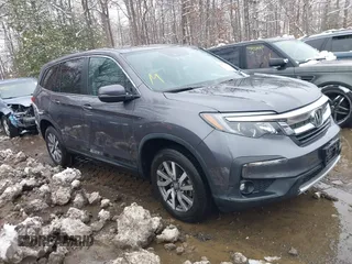 2021 Honda Pilot EX-L with VIN 5FNYF6H58MB102254, listed as a IAAI auction lot 41523287 with 27,029 mi miles. Bid and sale history available at carsss.com. Image 1.
