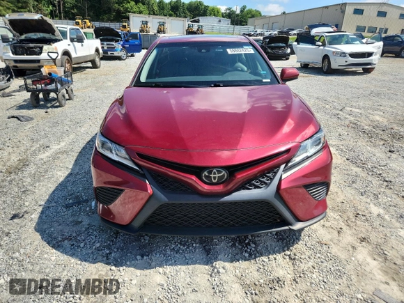 2018 Toyota Camry LE with VIN 4T1B11HK5JU588145, listed as a Copart auction lot 59882425 with 196,792 mi miles and Salvage title. Bid and sale history available at DreamBid. Image 5.