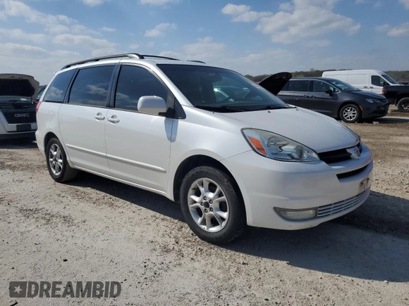 2005 Toyota Sienna XLE with VIN 5TDZA22C35S310882, listed as a Copart auction lot 49956055 with 270,896 mi miles and Salvage Title. Bid and sale history available at DreamBid. Image 4.