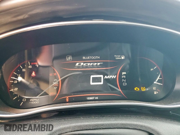 2013 Dodge Dart Limited with VIN 1C3CDFCA3DD320120, listed as a Copart auction lot 61642285 with 153,607 mi miles and Salvage title. Bid and sale history available at DreamBid. Image 9.