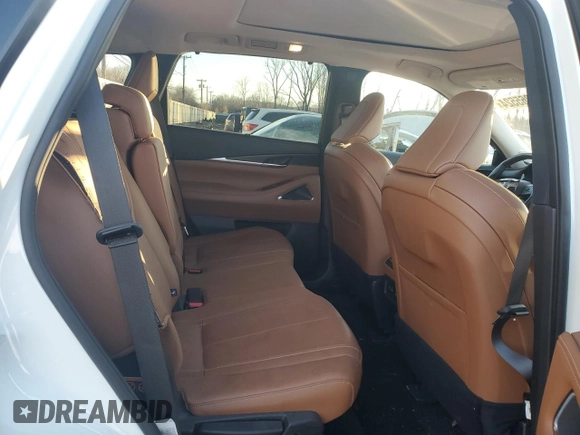 2022 Infiniti QX60 Sensory with VIN 5N1DL1GS8NC332839, listed as a Copart auction lot 85265524 with 7,863 mi miles and Salvage title. Bid and sale history available at DreamBid. Image 10.
