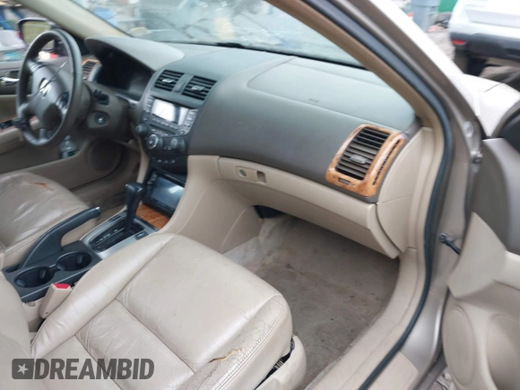 2003 Honda Accord EX z VIN 1HGCM665X3A075800, wystawiony jako IAAI lot #42231769 z przebiegiem 180 000 mil mil oraz . Historia ofert i sprzedaży dostępna na DreamBid. Obrazek 5.