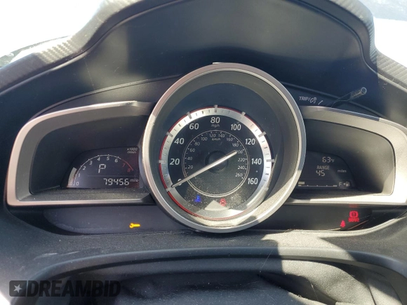2016 Mazda 3 i Touring with VIN 3MZBM1L75GM264749, listed as a Copart auction lot 49513775 with 79,456 mi miles and Salvage Title. Bid and sale history available at DreamBid. Image 9.