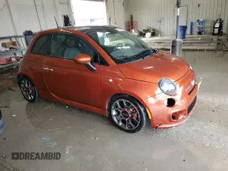 2013 FIAT 500 Sport with VIN 3C3CFFBRXDT754532, listed as a Copart auction lot 51088795 with 110,529 mi miles and Clean Title. Bid and sale history available at carsss.com. Image 4.