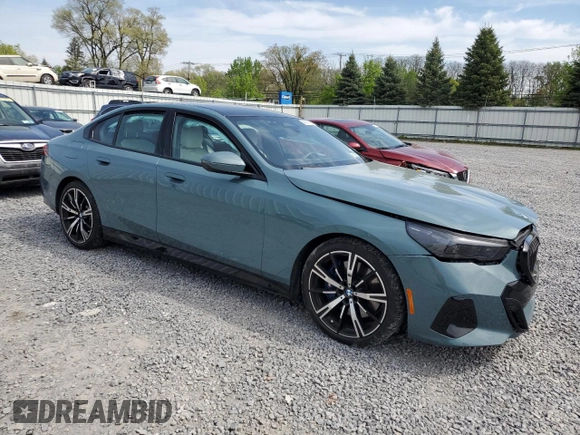 2024 BMW 5 Series 540i xDrive with VIN WBA63FJ03RCR13220, listed as a Copart auction lot 56892445 with Not provided miles and Salvage title. Bid and sale history available at DreamBid. Image 4.