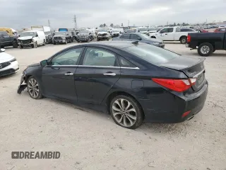 2014 Hyundai Sonata SE with VIN 5NPEC4AC8EH816221, listed as a Copart auction lot 44825285 with 128,043 mi miles and Salvage Title. Bid and sale history available at DreamBid. Image 2.