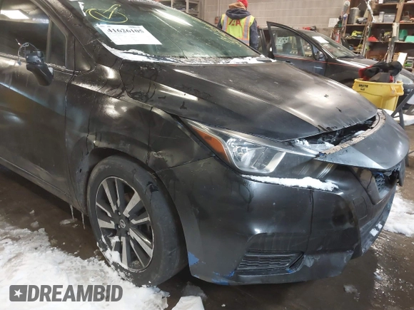 2021 Nissan Versa SV with VIN 3N1CN8EV1ML890974, listed as a IAAI auction lot 41626105 with 82,598 mi miles and . Bid and sale history available at DreamBid. Image 17.