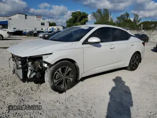 2023 Nissan Sentra SV with VIN 3N1AB8CV8PY318827, listed as a Copart auction lot 42956305 with 18,283 mi miles and Salvage Title. Bid and sale history available at carsss.com. Image 1.