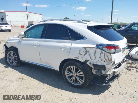 2013 Lexus RX 350 z VIN 2T2ZK1BA9DC128581, wystawiony jako IAAI lot #41867646 z przebiegiem 123 400 mil mil oraz . Historia ofert i sprzedaży dostępna na DreamBid. Obrazek 3.