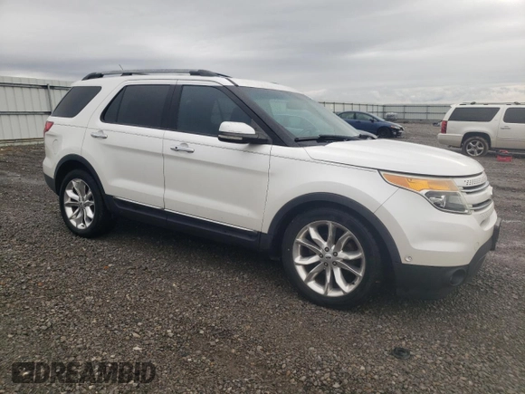 2012 Ford Explorer Limited with VIN 1FMHK8F8XCGA43535, listed as a Copart auction lot 51535125 with 162,410 mi miles and Salvage Title. Bid and sale history available at DreamBid. Image 4.