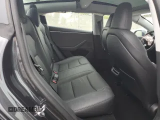 2025 Tesla Model 3 Long Range with VIN 5YJ3E1EA5SF918823, listed as a Copart auction lot 55966905 with 3,754 mi miles and Salvage title. Bid and sale history available at DreamBid. Image 10.