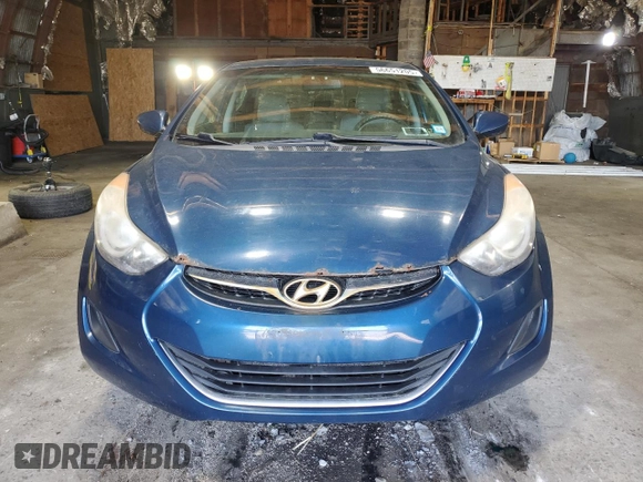 2013 Hyundai Elantra Limited with VIN KMHDH4AEXDU953031, listed as a Copart auction lot 56651205 with 177,067 mi miles and Clean Title. Bid and sale history available at DreamBid. Image 5.