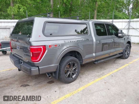 2021 Ford F-150 XL with VIN 1FTFW1E58MFA37383, listed as a IAAI auction lot 42396331 with 149,965 mi miles and . Bid and sale history available at DreamBid. Image 4.