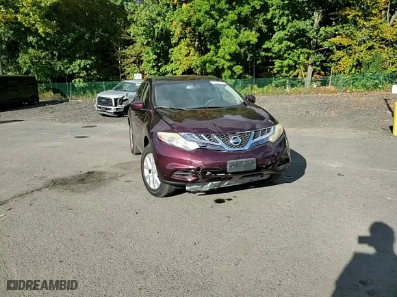 2013 Nissan Murano S with VIN JN8AZ1MW9DW311562, listed as a Copart auction lot 73962274 with 71,192 mi miles and Salvage Title. Bid and sale history available at carsss.com. Image 12.