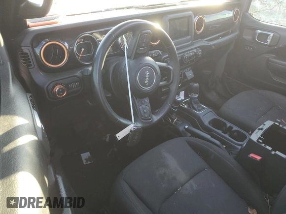 2022 Jeep Gladiator Willys with VIN 1C6HJTAG9NL146049, listed as a Copart auction lot 85444004 with Not provided miles and Salvage title. Bid and sale history available at DreamBid. Image 8.