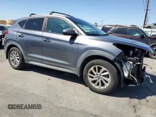 2017 Hyundai Tucson SE with VIN KM8J33A48HU350149, listed as a Copart auction lot 49643295 with 93,750 mi miles and Salvage Title. Bid and sale history available at DreamBid. Image 4.