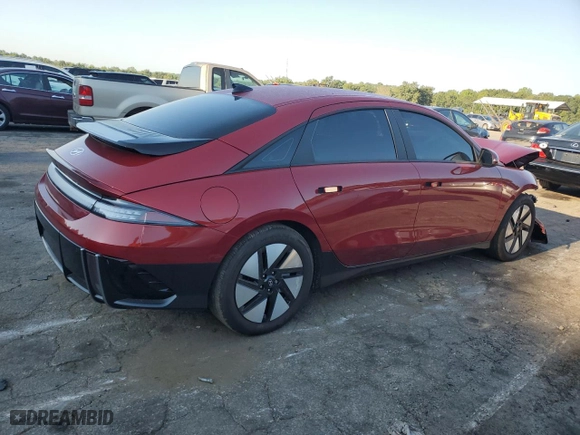 2024 Hyundai IONIQ 6 SE with VIN KMHM24AA7RA072696, listed as a Copart auction lot 66813904 with NaN miles and Salvage Title. Bid and sale history available at carsss.com. Image 3.