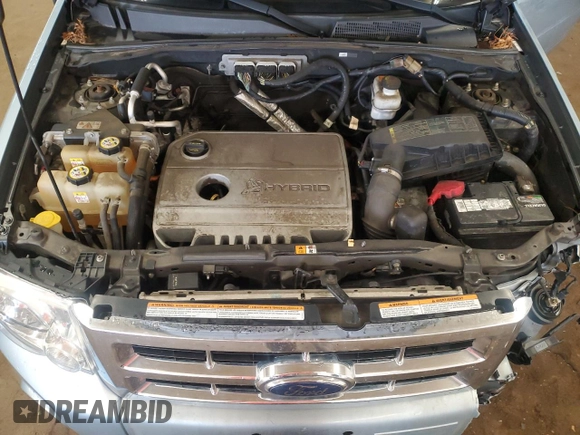 2009 Ford Escape Hybrid with VIN 1FMCU49399KA29841, listed as a Copart auction lot 64803435 with 131,289 mi miles and Salvage title. Bid and sale history available at DreamBid. Image 11.