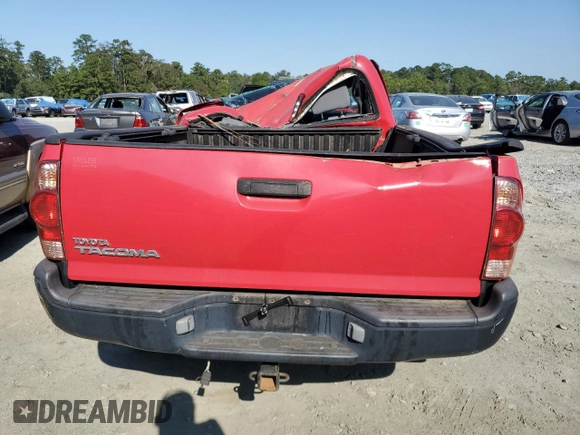 2005 Toyota Tacoma with VIN 5TEPX42N75Z050895, listed as a Copart auction lot 76102134 with 0 mi miles and Non Repairable. Bid and sale history available at carsss.com. Image 6.