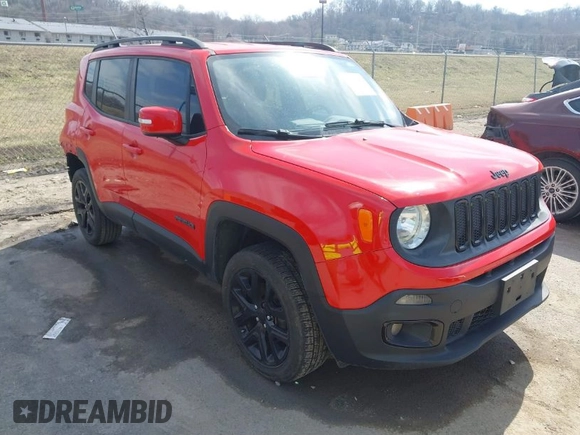 2017 Jeep Renegade Altitude with VIN ZACCJBBB2HPE76759, listed as a IAAI auction lot 41773402 with 134,468 mi miles and . Bid and sale history available at DreamBid. Image 1.