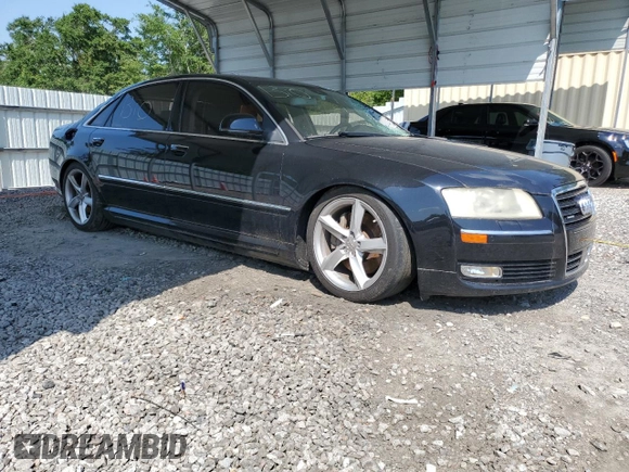 2010 Audi A8 z VIN WAURVAFA7AN005356, wystawiony jako Copart lot #57491155 z przebiegiem Nie podano mil oraz Czysty tytuł • Clean title. Historia ofert i sprzedaży dostępna na DreamBid. Obrazek 4.