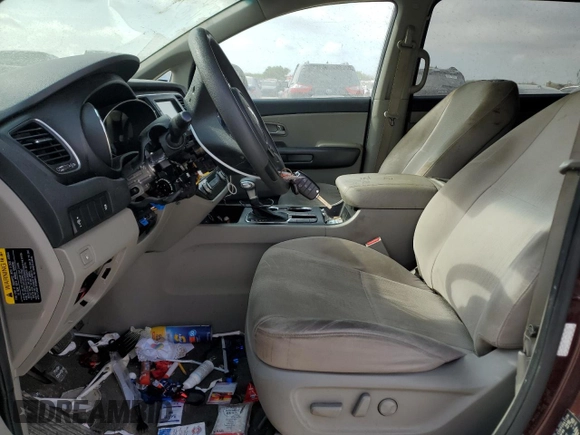 2020 Kia Sedona LX with VIN KNDMB5C16L6625338, listed as a Copart auction lot 68934524 with Not Provided miles and Salvage Title. Bid and sale history available at DreamBid. Image 7.