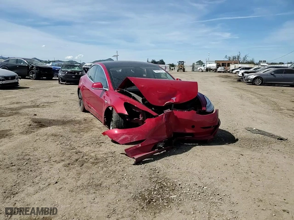 2019 Tesla Model 3 Long Range with VIN 5YJ3E1EB9KF432850, listed as a Copart auction lot 50470255 with 57,178 mi miles and Salvage Title. Bid and sale history available at carsss.com. Image 10.