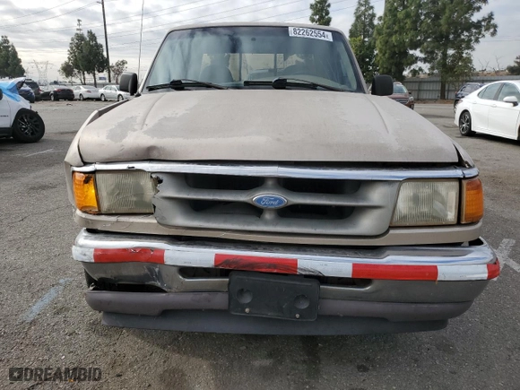 1997 Ford Ranger XL with VIN 1FTCR14A0VPA28116, listed as a Copart auction lot 82262554 with 167,455 mi miles and Salvage Title. Bid and sale history available at carsss.com. Image 5.