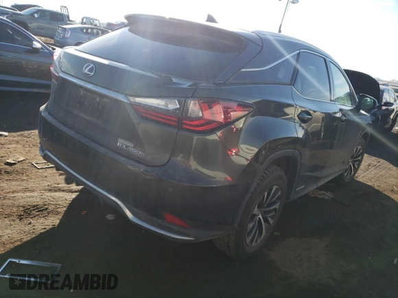 2020 Lexus RX with VIN 2T2AGMDA1LC047652, listed as a Copart auction lot 78472073 with 55,990 mi miles. Bid and sale history available at carsss.com. Image 3.