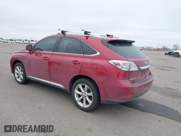 2010 Lexus RX 350 with VIN 2T2BK1BA8AC064885, listed as a IAAI auction lot 40956775 with 188,808 mi miles. Bid and sale history available at carsss.com. Image 3.