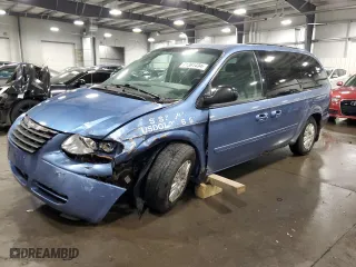 2007 Chrysler Town & Country LWB LX with VIN 2A4GP44R17R343579, listed as a Copart auction lot 71391434 with 0 mi miles and Salvage Title. Bid and sale history available at carsss.com. Image 1.