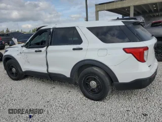 2020 Ford Police Interceptor Utility z VIN 1FM5K8AB1LGD18814, wystawiony jako Copart lot #55381725 z przebiegiem 80 132 mil mil oraz Nie do naprawy. Historia ofert i sprzedaży dostępna na DreamBid. Obrazek 2.