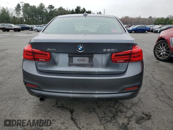2017 BMW 3 Series 320i xDrive with VIN WBA8E5G32HNU45465, listed as a Copart auction lot 53291015 with 38,728 mi miles and Salvage title. Bid and sale history available at DreamBid. Image 6.