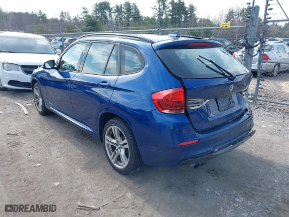 2014 BMW X1 xDrive28i with VIN WBAVL1C58EVY24491, listed as a IAAI auction lot 42022672 with 115,123 mi miles. Bid and sale history available at carsss.com. Image 3.