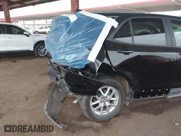 2024 Chevrolet Equinox LS with VIN 3GNAXHEG1RL142689, listed as a IAAI auction lot 41797893 with 13,335 mi miles and . Bid and sale history available at DreamBid. Image 18.