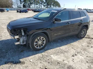 2021 Jeep Cherokee Altitude with VIN 1C4PJLLB9MD112353, listed as a Copart auction lot 48692805 with 93,074 mi miles and Salvage Title. Bid and sale history available at carsss.com. Image 1.