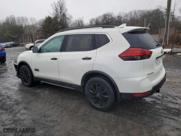 2017 Nissan Rogue SV with VIN 5N1AT2MV0HC755300, listed as a Copart auction lot 47605735 with 146,179 mi miles and Salvage Title. Bid and sale history available at carsss.com. Image 2.