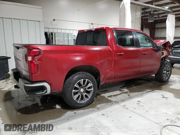 2021 Chevrolet Silverado 1500 LT with VIN 3GCUYDETXMG234359, listed as a Copart auction lot 87718045 with 50,494 mi miles and Salvage Title. Bid and sale history available at carsss.com. Image 3.