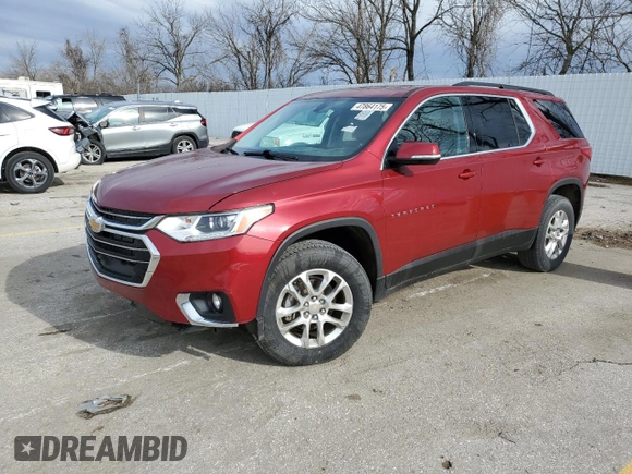 2020 Chevrolet Traverse LT Cloth with VIN 1GNERGKW7LJ198829, listed as a Copart auction lot 47864175 with 73,707 mi miles and Salvage Title. Bid and sale history available at carsss.com. Image 1.